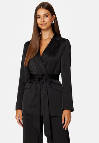 Alora Satin Tie Co-ord Blazer
