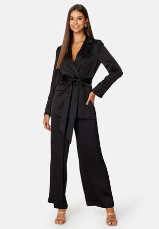 Alora Satin Tie Co-ord Blazer