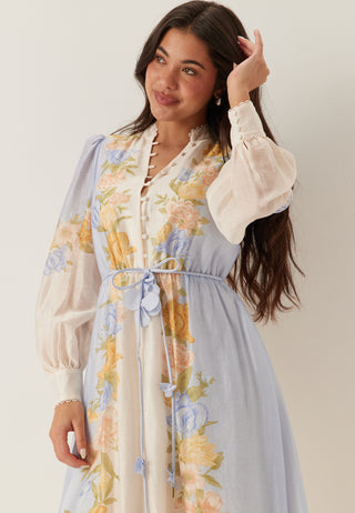 Christina Placement Print Midi