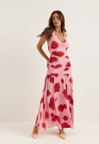 Cynthia Halter Print Maxi