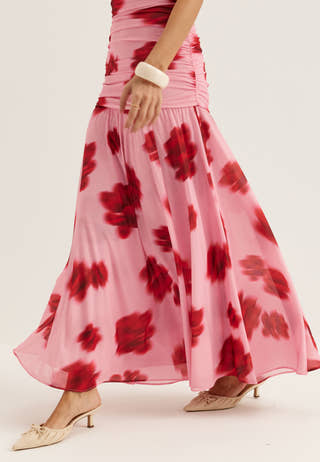 Cynthia Halter Print Maxi