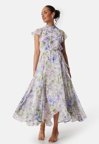 Freya Flutter Sleeve Midi Dress