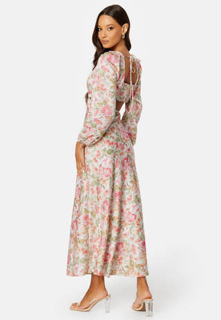 Ivy Satin Midi Dress