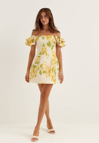 Kenzie Off Shoulder Ruffle Min