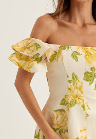 Kenzie Off Shoulder Ruffle Min