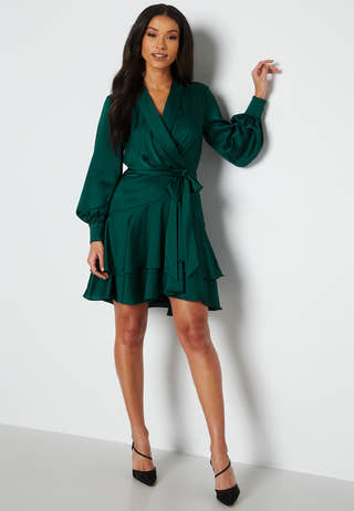Mikayla Satin Mini Dress