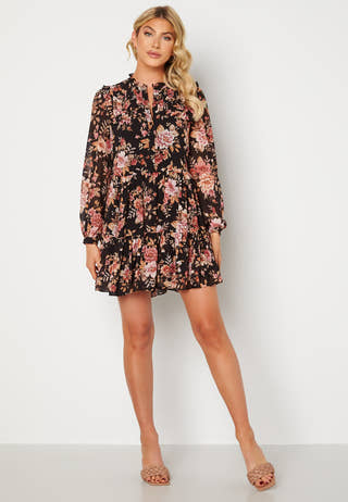 Simona Ruffle Smock Dress