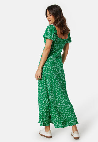 Stevie Puff Sleeve Midi Dress