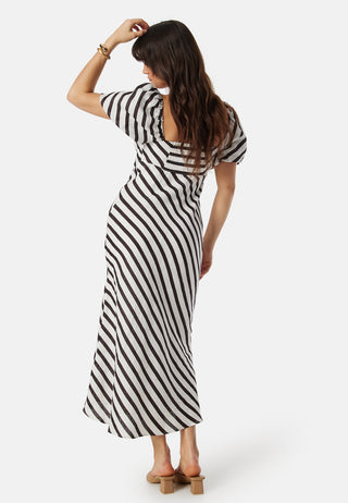 Stripe Midi Dress
