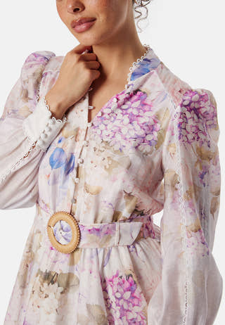 Vienna Trim Detail Skater Dress