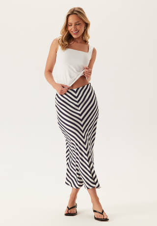 Chevron Striped Skirt