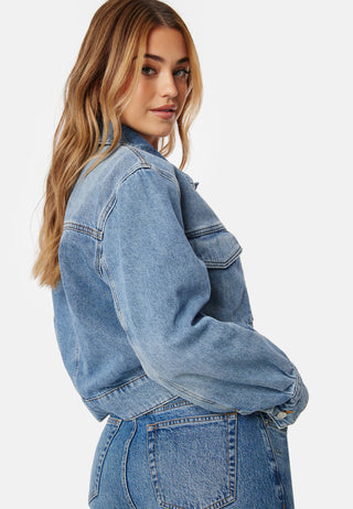 Cropped Denim Jacket