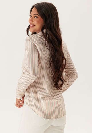 Reg Classic Poplin Striped Shirt