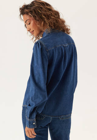 Reg Puff Sleeve Denim Shirt