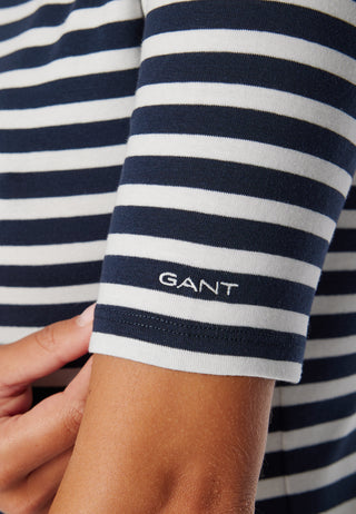 Slim Striped Ribb T-Shirt