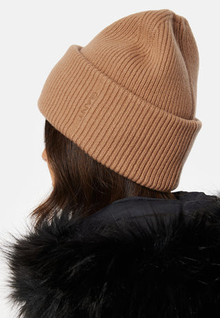 Wool Ribbed Beanie