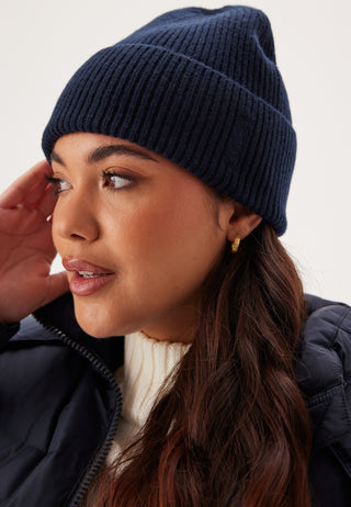 Wool Ribbed Beanie