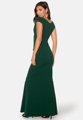 Bardot Pleat Maxi Dress
