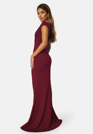 Bardot Pleat Maxi Dress