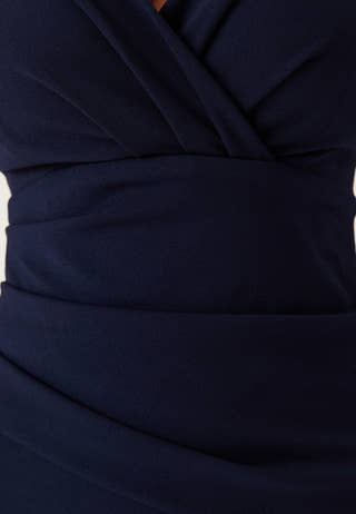 Bardot Pleat Maxi Dress