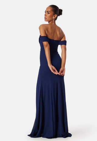 Chiffon Off Shoulder Maxi Dress