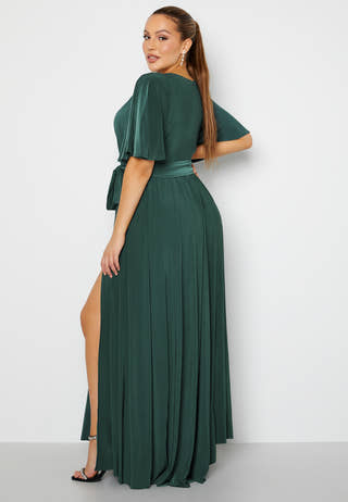 Flutter Sleeve Maxi Dress
