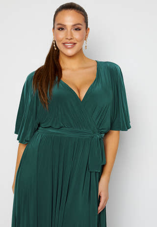 Flutter Sleeve Maxi Dress