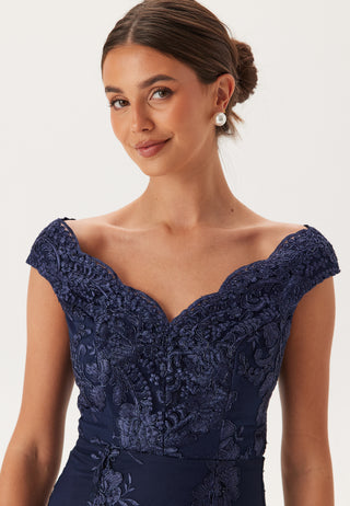 Embroidered Lace Dress