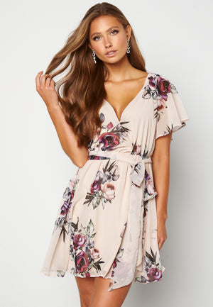 Floral Flutter Skater Dress