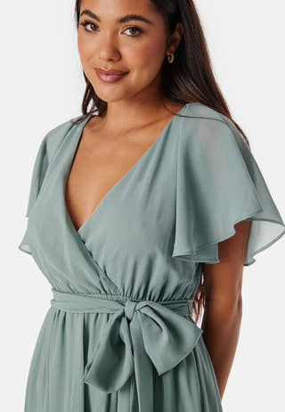 Flutter Chiffon Maxi Dress