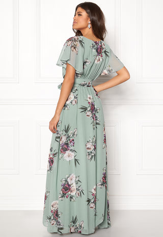 Flutter Floral Maxi Dress