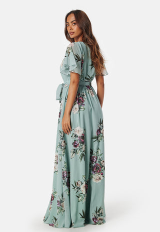 Flutter Floral Maxi Dress