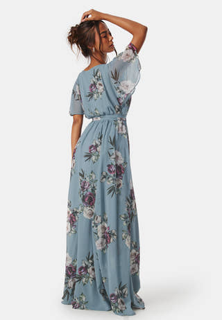 Flutter Floral Maxi Dress
