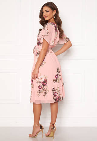 Flutter Floral Midi Dress