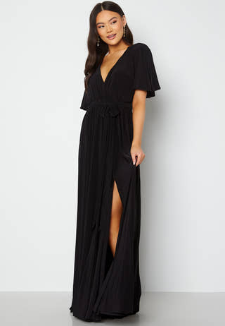 Flutter Sleeve Maxi Dress