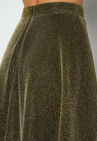 Glitter Midi Skirt