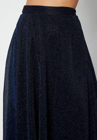 Glitter Midi Skirt