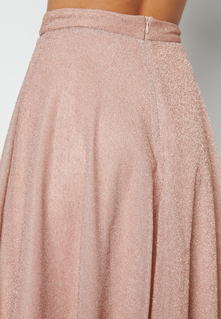 Glitter Midi Skirt