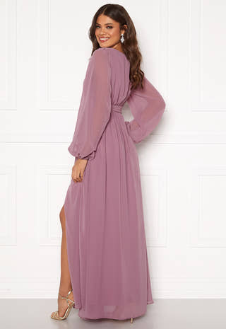 Long Sleeve Chiffon Dress