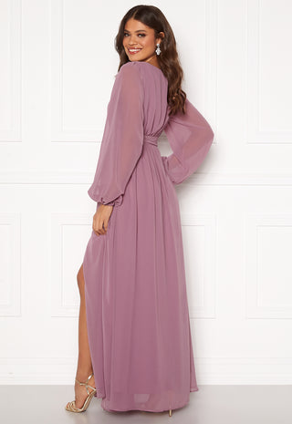 Long Sleeve Chiffon Dress