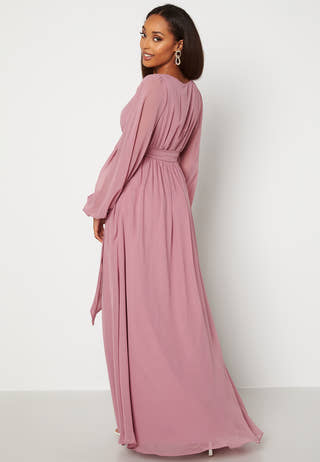 Long Sleeve Chiffon Dress