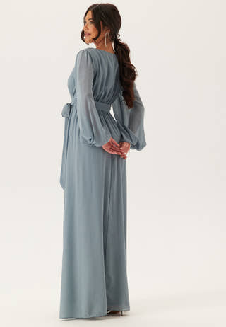 Long Sleeve Chiffon Dress
