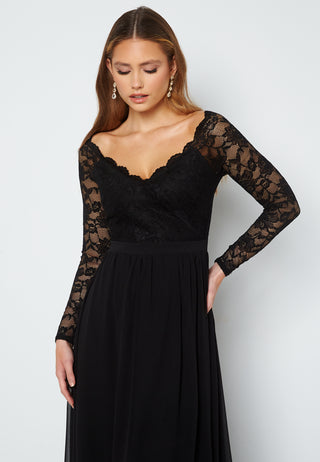 Long Sleeve Floaty Maxi Dress