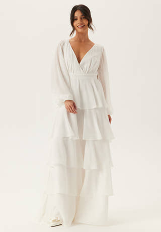 Long Sleeve Tiered Maxi Dress