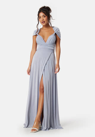 Multi Tie Maxi Dress Split