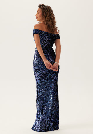 Sequin Velvet Sweetheart Maxi Dress