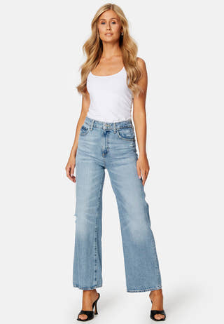 Ankle Wide Leg Jeans