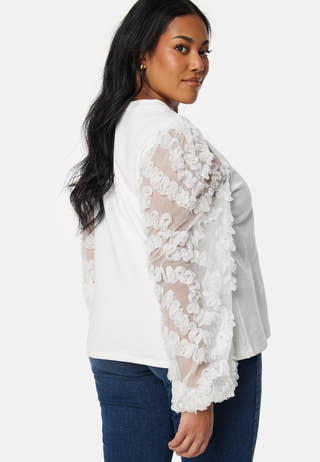 Mesh Sleeve Top