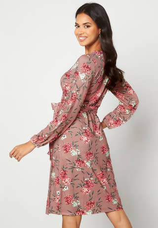 Amanda puff sleeve dress