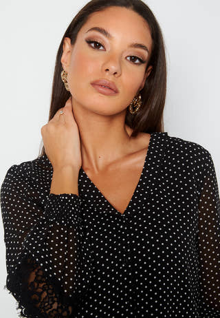 Ava lace blouse